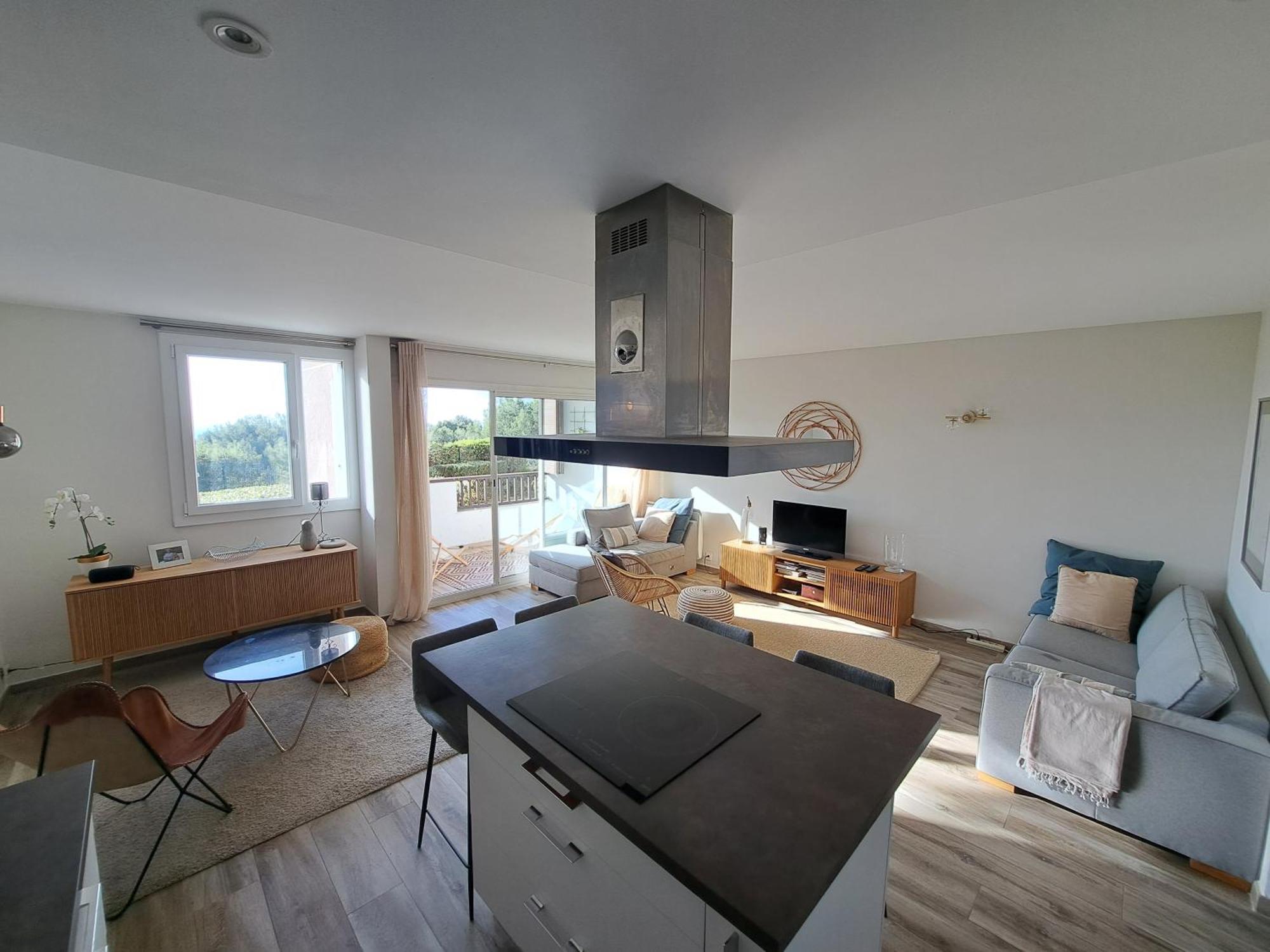 Superbe Appartement Piscine, Tennis, Vue Mer Et Decore Avec Gout 카시스 외부 사진